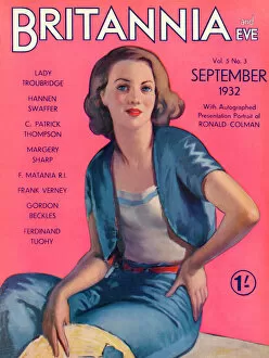 Matching Gallery: Britannia and Eve magazine, September 1932