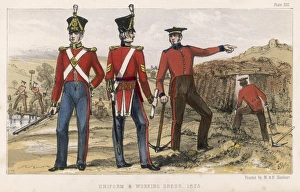 <b class=qtipBold><figcaption>British 19C Sappers 1825</figcaption></b><br>Sappers and Miners in uniform and working dress<br><em>© Mary Evans Picture Library</em> British 19C Sappers 1825