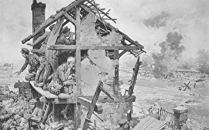 In a British advanced observation post In a British advanced observation post