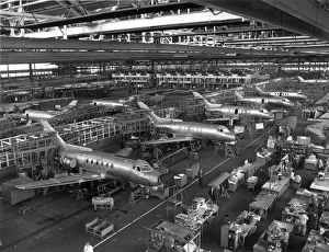 British Aerospace 125-700 production line British Aerospace 125-700 production line