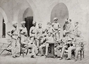 British army in India, the 1st Punjab Infantry 1866 British army in India, the 1st Punjab Infantry 1866