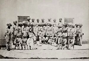 Sikhs Gallery: British army India, Colonel Brownlow, 1st Sikhs 1866