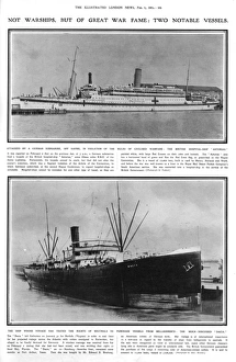 British hospital ship Asturias and the ship Dacia British hospital ship Asturias and the ship Dacia