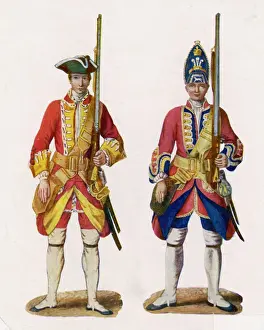 Two British Infantrymen Print