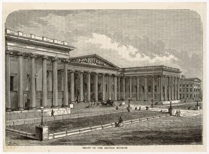 <b class=qtipBold><figcaption>British Museum 1850</figcaption></b><br>Exterior view : Smirke's fine buildings will be substantially unchanged until the end of the 20th century.<br><em>© Mary Evans Picture Library</em> British Museum 1850