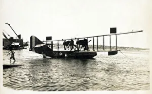 British Naval Seaplane - Chanakkale, Dardanelles Peninsula, Turkey. Date: 1923 British Naval Seaplane - Chanakkale, Dardanelles Peninsula, Turkey. Date: 1923