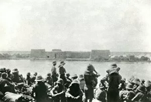 Baghdad Gallery: British troops on the way to Baghdad, Mesopotamia, WW1