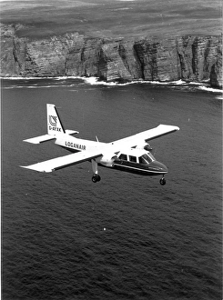 Britten-Norman BN2A-8 Islander G-AYXK of Loganair Britten-Norman BN2A-8 Islander G-AYXK of Loganair