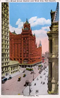 Broad Street Station and West City Hall Square, Philadelphia Broad Street Station and West City Hall Square, Philadelphia