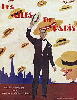 Brochure cover for Les Ailes de Paris, Casino de Paris Brochure cover for Les Ailes de Paris, Casino de Paris