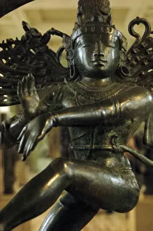 Images Dated 6th April 2008: Bronze figure of Nataraja. Chola dynasty. Around 1100 AD. Br