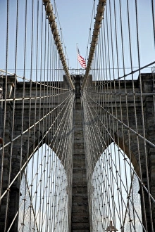 Images Dated 27th October 2008: The Brooklyn Bridge in New York