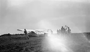 The Brown 1931 Southdown Skysailer on take-off The Brown 1931 Southdown Skysailer on take-off