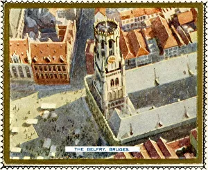 Belfries of Belgium and France Gallery: Bruges from the Air