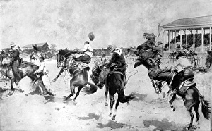 Bucking broncho Competition in Wyoming, 1908 Bucking broncho Competition in Wyoming, 1908