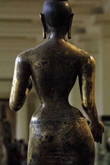 Images Dated 6th April 2008: Buddhist goddess, Tara. Bronze statue. 8th century. From Sri