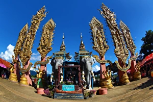 Buddhist Shrine, Golden Triangle, Thailand Buddhist Shrine, Golden Triangle, Thailand