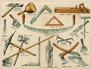 Metal Collection: Building and masonry tools