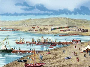 Bulgaria. Varna. 19th century engraving Bulgaria. Varna. 19th century engraving