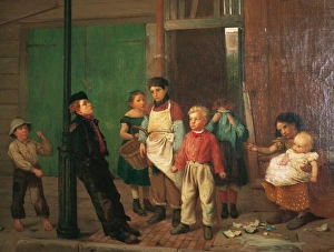 The Bully of the Neighbourhood by John George Brown (1831-19 The Bully of the Neighbourhood by John George Brown (1831-19