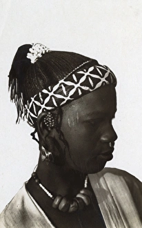 Burkina Faso (Upper Volta) Toucouleurs (Fula) Woman Burkina Faso (Upper Volta) Toucouleurs (Fula) Woman