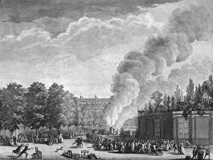 Burning an effigy of the Pope, French Revolution Burning an effigy of the Pope, French Revolution