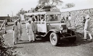 Related Images Gallery: Bus service, Khewra, Punjab, British India