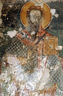 BYZANTINE ART. REPUBLIC OF ALBANIA. Frescoes in Lekuresi Cas BYZANTINE ART. REPUBLIC OF ALBANIA. Frescoes in Lekuresi Cas