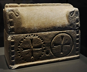 Byzantine sarcophagus-shaped reliquary. 5th-6th centuries AD Byzantine sarcophagus-shaped reliquary. 5th-6th centuries AD