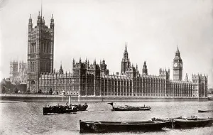 c1880 England - London Houses of Parliament at Westminster c1880 England - London Houses of Parliament at Westminster