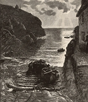 Cadgwith Cove by Charles Napier Hemy Cadgwith Cove by Charles Napier Hemy