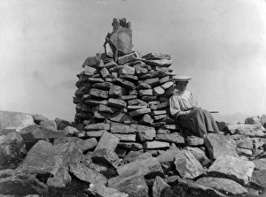 Cairn on Slieve League, County Donegal, north-west Ireland Cairn on Slieve League, County Donegal, north-west Ireland
