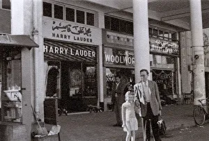 Cairo, Egypt - British Father and daughter - Street snap Cairo, Egypt - British Father and daughter - Street snap