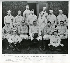 Cambridge University Rugby Team, 1894-95 Cambridge University Rugby Team, 1894-95