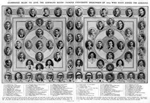 Cambridge University sportsmen during WW1 Cambridge University sportsmen during WW1