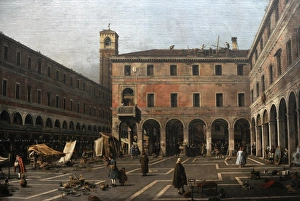 The Campo di Rialto, 1758-1763, by Canaletto (1697-1768) The Campo di Rialto, 1758-1763, by Canaletto (1697-1768)
