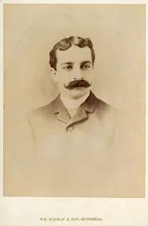 Facial Gallery: Canadian Gent with a fine moustache - Studio Portrait