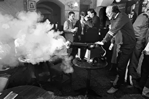 Cannon firing in pub -1 Cannon firing in pub -1