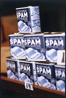 Cans of Spam 1940S