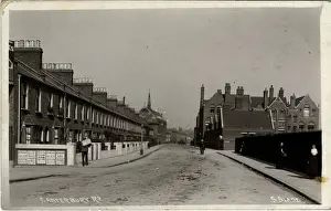 Prints of Canterbury Road, Unknown location, England. Date: 1920s Canterbury Prints: Canterbury Road Print, England, 1920s