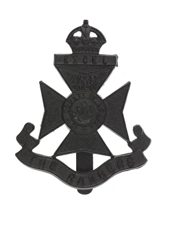 One of two cap badges associated with L/Cpl J R Dixon One of two cap badges associated with L/Cpl J R Dixon