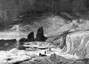 The Cape of Pillars, Crown Prince Rudolf Land, 1875 The Cape of Pillars, Crown Prince Rudolf Land, 1875