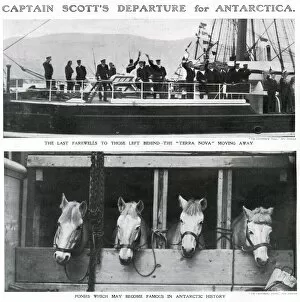 Departure Gallery: Captain Scotts Departure for Antarctica