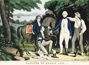 Prints of Capture of Major John Andre (1751-1780) by John Paulding (1758-1818). Date: 1780 Major John Andre Prints: Capture of Major John Andre Print, 1780