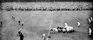 Cardiff Arms Park during rugby match between Wales and England to start the season Cardiff Arms Park during rugby match between Wales and England to start the season