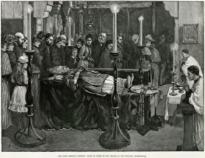 Images Dated 12th January 2010: Cardinal Newman Lying in State