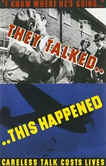 Enemy Collection: Careless Talk Costs Lives - WWII poster