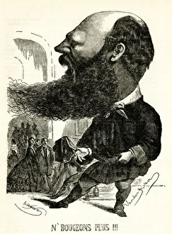 Caricature, Andre Disderi, French photographer Caricature, Andre Disderi, French photographer