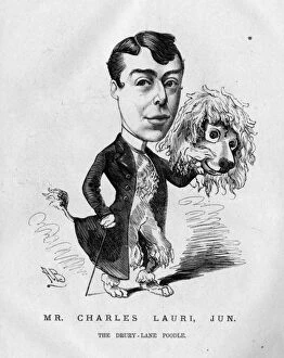 Specialised Gallery: Caricature of Charles Lauri, pantomime performer
