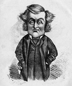 Caricature of John Maddison Morton, playwright Caricature of John Maddison Morton, playwright